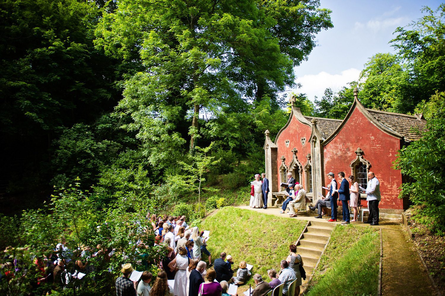 Painswick Rococo Garden Wedding Photography